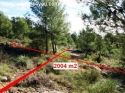 Olocau: 2000 qm Baugrundst�ck mit mediterraner Vegetation und Panoramablick in Urbanisation la Lloma 